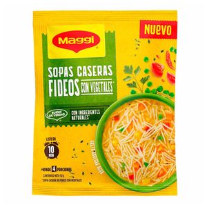 SOPA MAGGI FIDEO VEGETALES 90