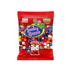 CHICLE BOLA LUCKY GUM CHICO 200 S