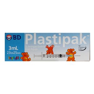 JERINGA 3 ML PLASTIPACK INFANTIL