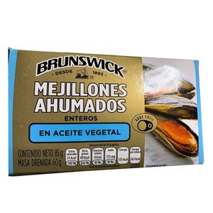 MEJILLONES BRUNSWICK AHUMADOS 85 GR